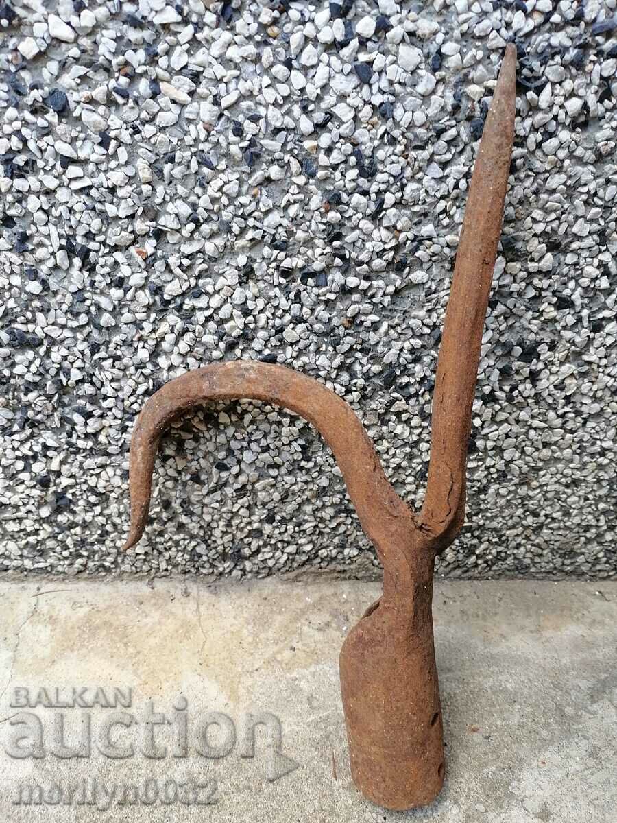 Old forged hook, claw, hook, hooks with price 55.00 BGN | € 28.12