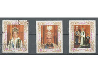 1968. Iran. Coronation of the emperor and empress.