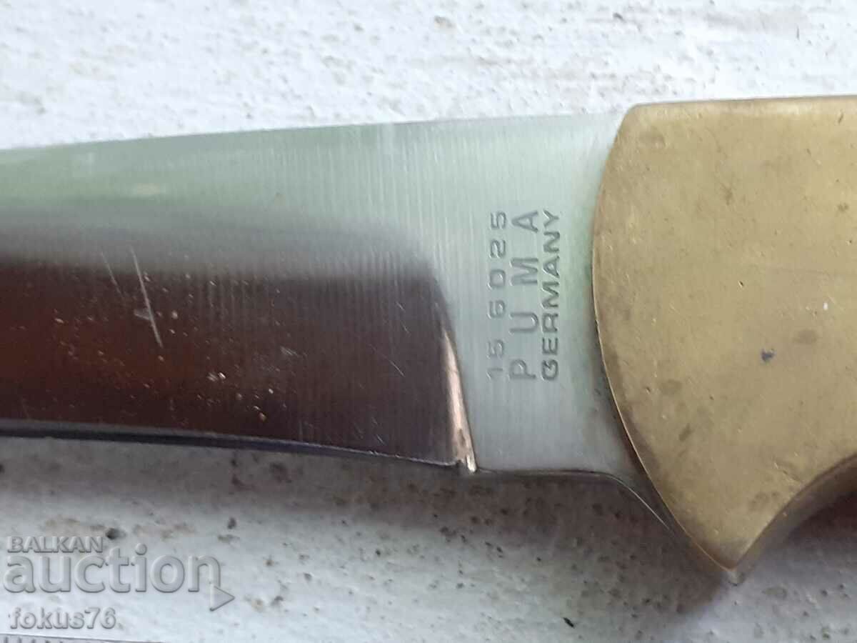 Puma Solingen knife with original Puma Solingen leather case with price 650.00 BGN | € 332.34 Puma Solingen knife with original Puma Solingen leather case with price 650.00 BGN | € 332.34