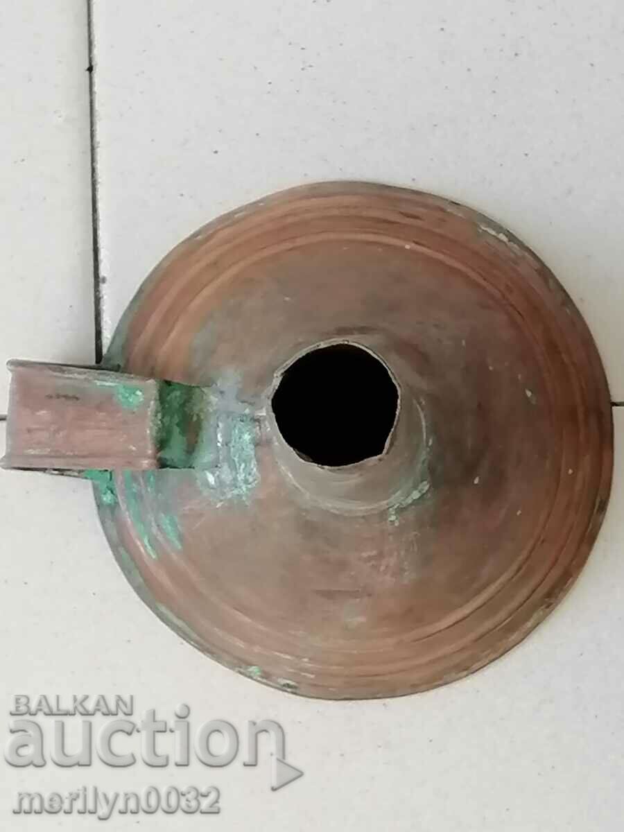 Auction  Copper funnel for pouring wine copper copper vessel