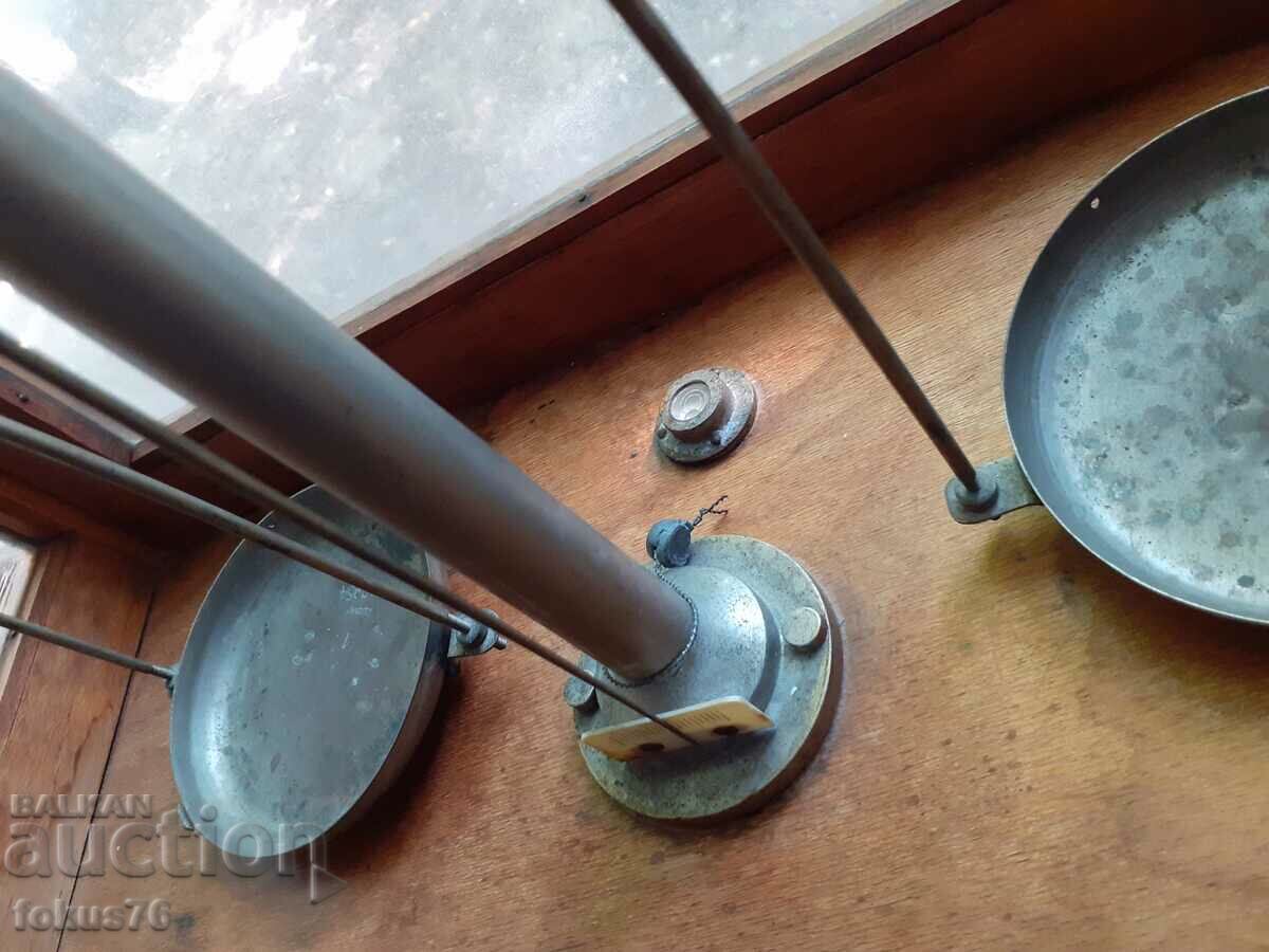 Old Bulgarian laboratory, medical, pharmacy scales - 5 Old Bulgarian laboratory, medical, pharmacy scales - 5