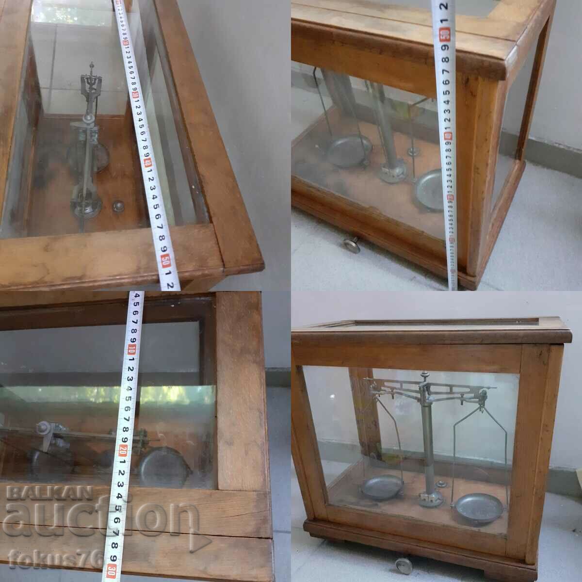 Old Bulgarian laboratory, medical, pharmacy scales - 6 Old Bulgarian laboratory, medical, pharmacy scales - 6