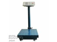 Electronic folding metal scale up to 100 kg.