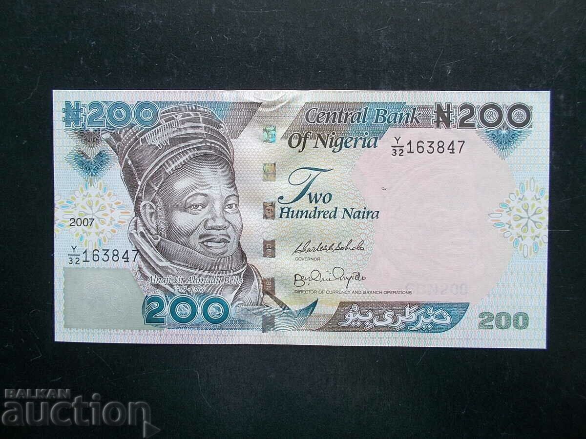 NIGERIA, 200 Naira, 2007, UNC