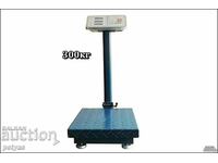 Electronic folding metal scale up to 300 kg.