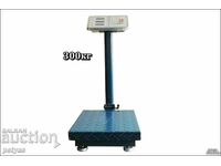 Electronic folding metal scale up to 300 kg.
