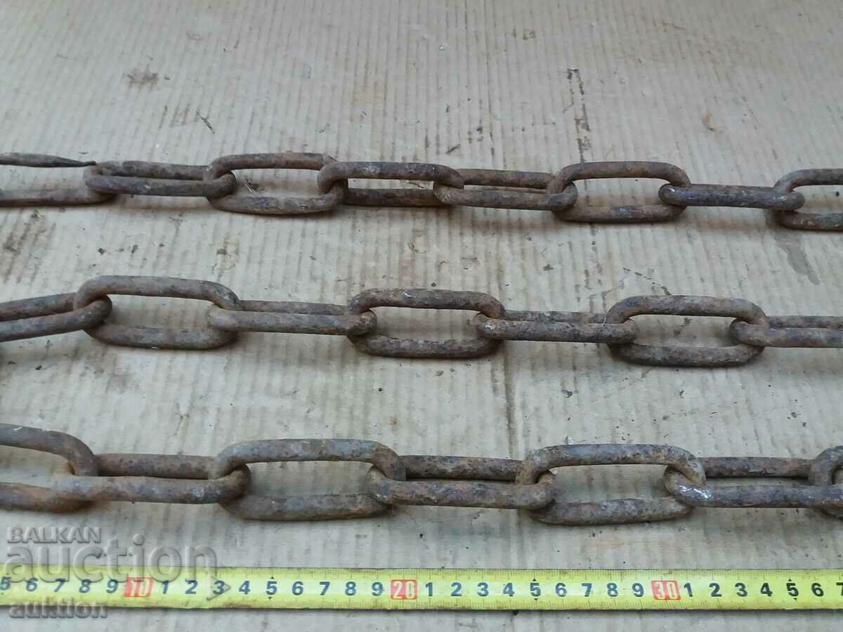 Auction 160 CM. FORGED REVIVAL CHAIN, CHAIN, MASSIVE SHAFT Auction 160 CM. FORGED REVIVAL CHAIN, CHAIN, MASSIVE SHAFT