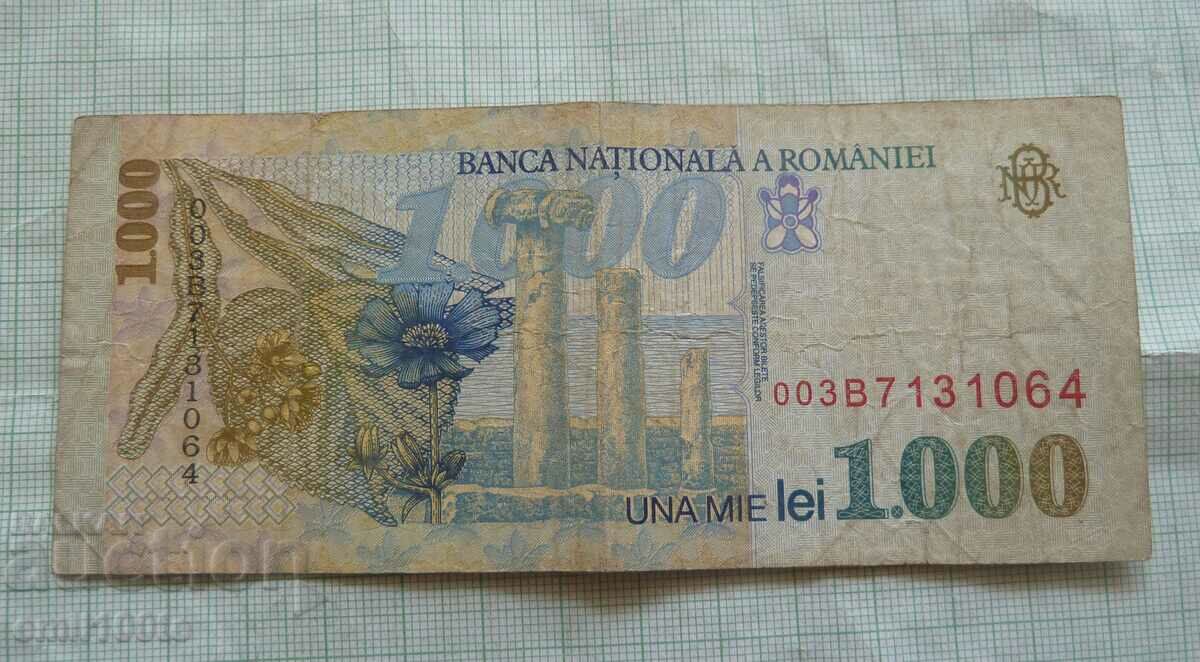Delivery of 1000 lei 1998 Romania Delivery of 1000 lei 1998 Romania