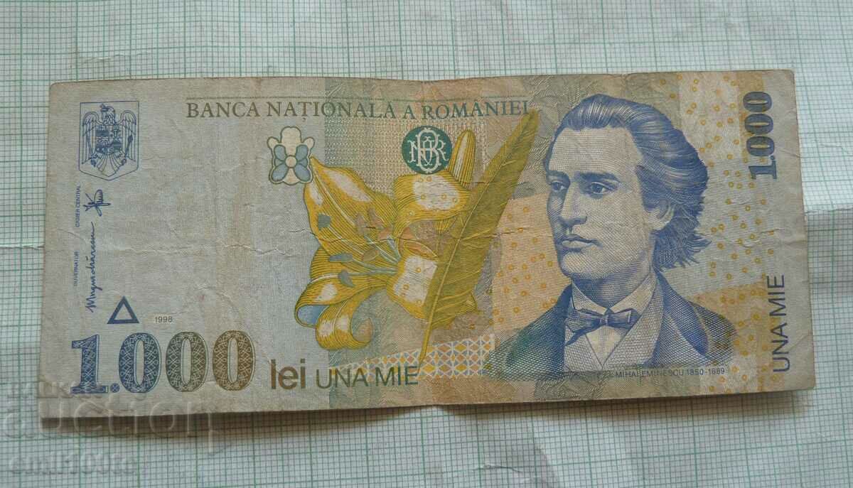 1000 lei 1998 Romania