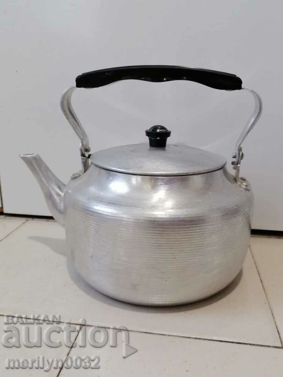 Aluminum teapot USSR coffee beaker samant vintage with price 30.00 BGN | € 15.34 Aluminum teapot USSR coffee beaker samant vintage with price 30.00 BGN | € 15.34