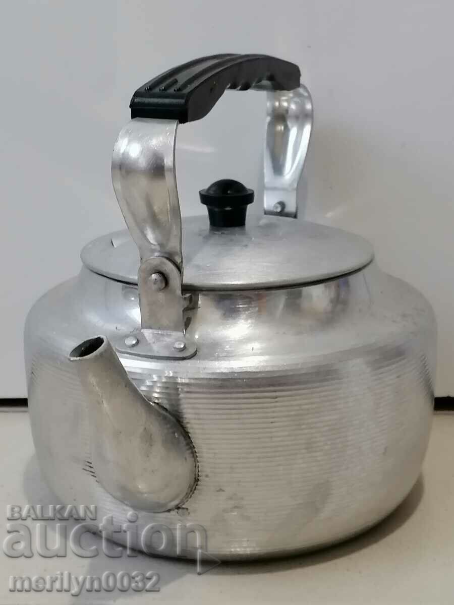 Aluminum teapot USSR coffee beaker samant vintage - 5 Aluminum teapot USSR coffee beaker samant vintage - 5