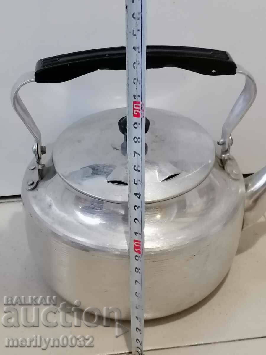 Aluminum teapot USSR coffee beaker samant vintage - 7 Aluminum teapot USSR coffee beaker samant vintage - 7