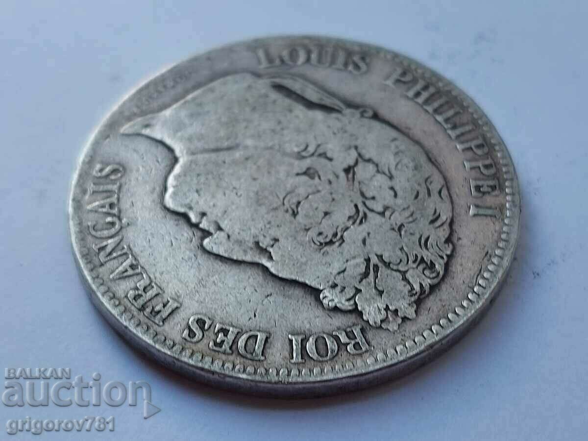 5 francs silver France 1832 Louis Philippe silver coin # 1 - 7