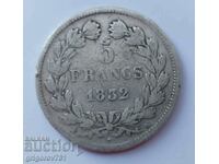 Ασημένιο 5 φράγκα Γαλλία 1832 Ασημένιο νόμισμα Louis Philippe #1