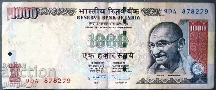 India 1000 rupees 2011