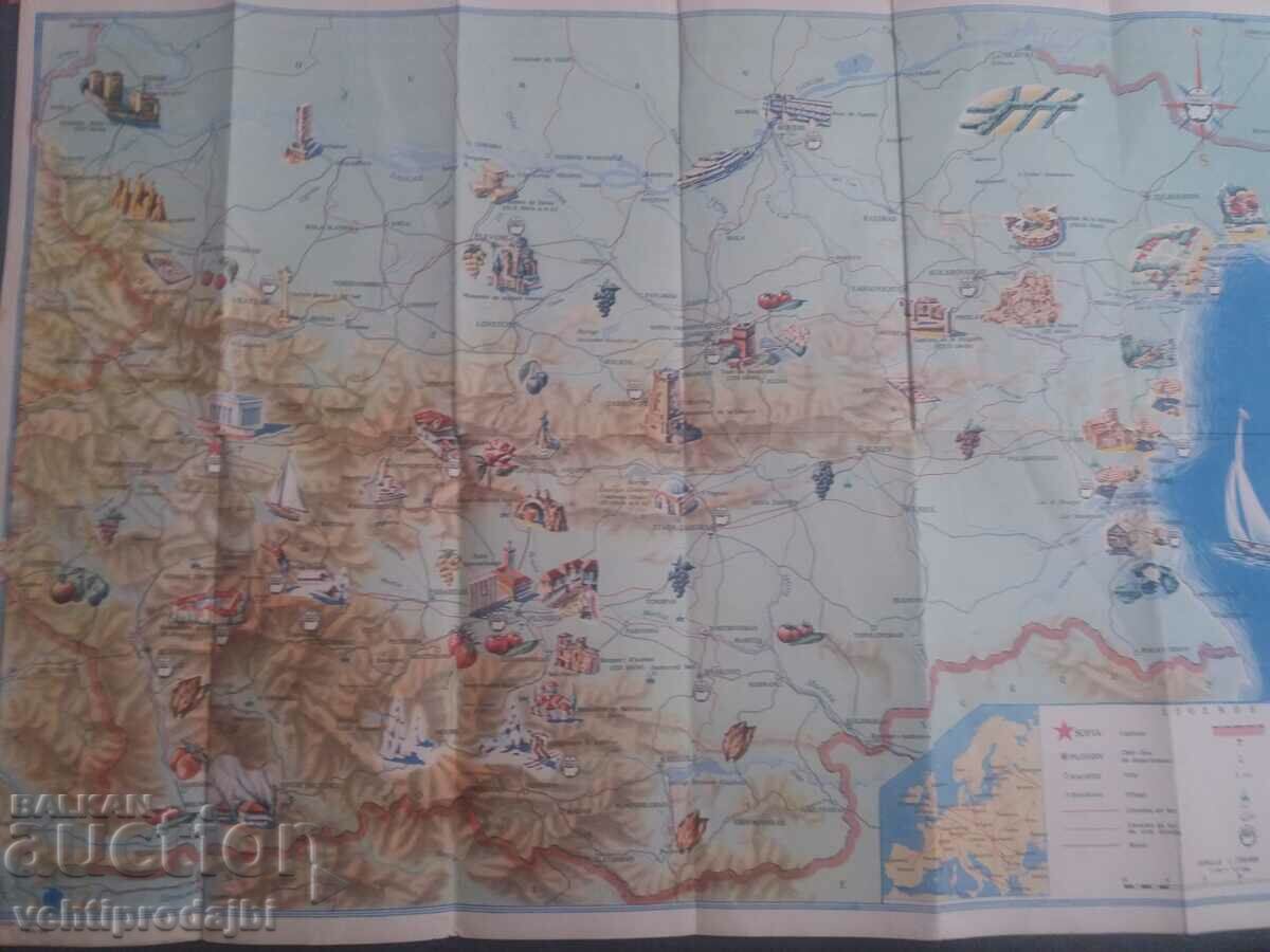 Lot of old panoramic maps of Moscow and Bulgaria - 5 Lot of old panoramic maps of Moscow and Bulgaria - 5