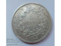 Ασημένιο 5 φράγκα Γαλλία 1875 Ένα ασημένιο νόμισμα #18