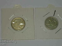 Lot of 20 cents Defective coins curio 6