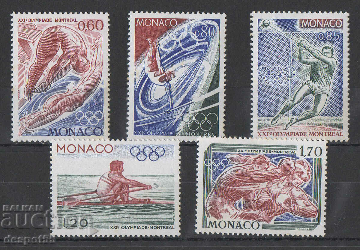 1976. Monaco. Summer Olympics - Montreal, Canada.