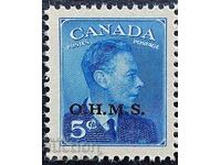 Canadian 5c KGVI POSTES-POSTAGE O.H.M.S MH