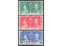 timbre Insulele Cayman SET 1937 MH