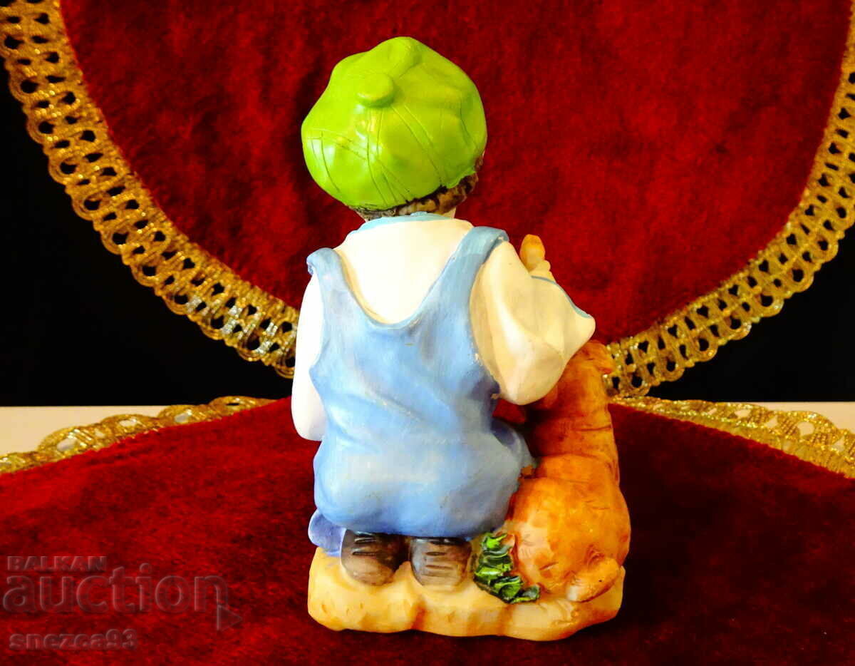 German porcelain figurine Child with dog with price 12.00 BGN | € 6.14 German porcelain figurine Child with dog with price 12.00 BGN | € 6.14