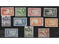 Cayman Islands 1938 KGVI Pictorials  SS to 1/- MH