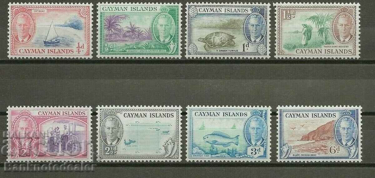 CAYMAN ISLANDS 1950 SG 135-42 MH Part set