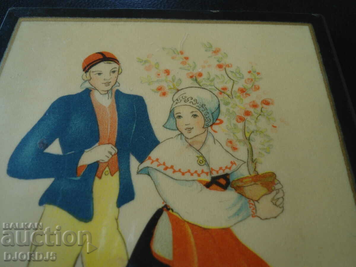 Old painting, wood, souvenir with price 7.00 BGN | € 3.58 Old painting, wood, souvenir with price 7.00 BGN | € 3.58