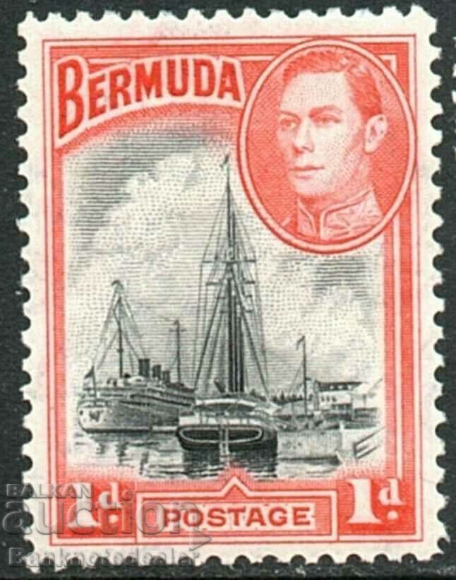 Bermude 1938-52 Regele George al VI-lea 1d SG110 MH