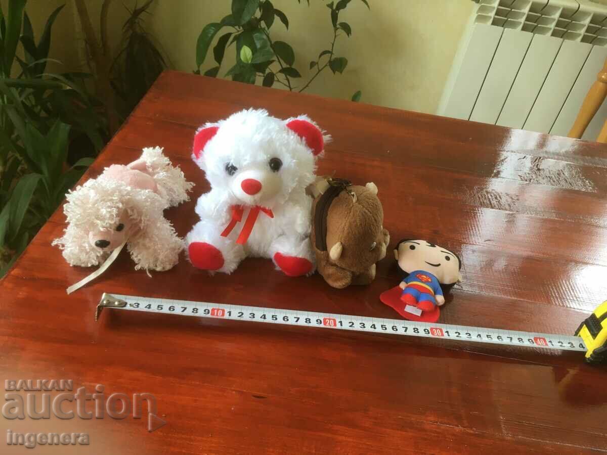 TOY PLUSH TOYS-4 PCS FIGURE with price 8.00 BGN | € 4.09 TOY PLUSH TOYS-4 PCS FIGURE with price 8.00 BGN | € 4.09