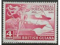 GUIANA BRITANICA 4 CENTI 1949 UPU SG324