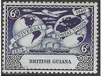BRITISH GUIANA 6 CENTS 1949 UPU SG325 MH