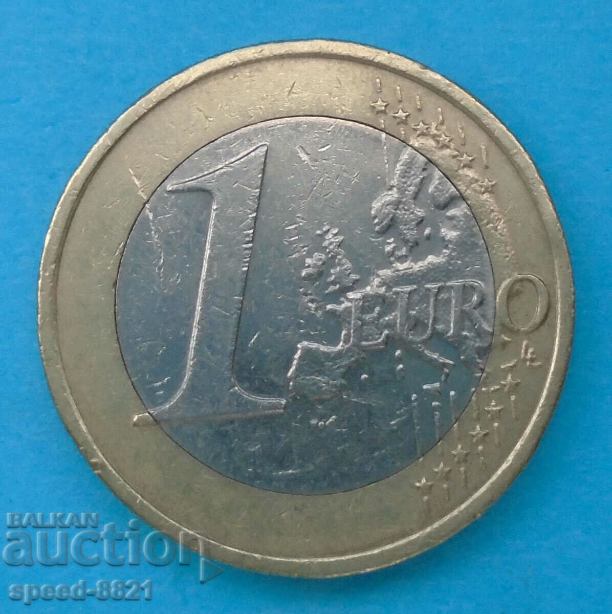 Moneda de 1 euro 2014 Letonia