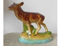 I AM SELLING AN OLD BULGARIAN ROYAL CERAMIC FIGURE - DEER