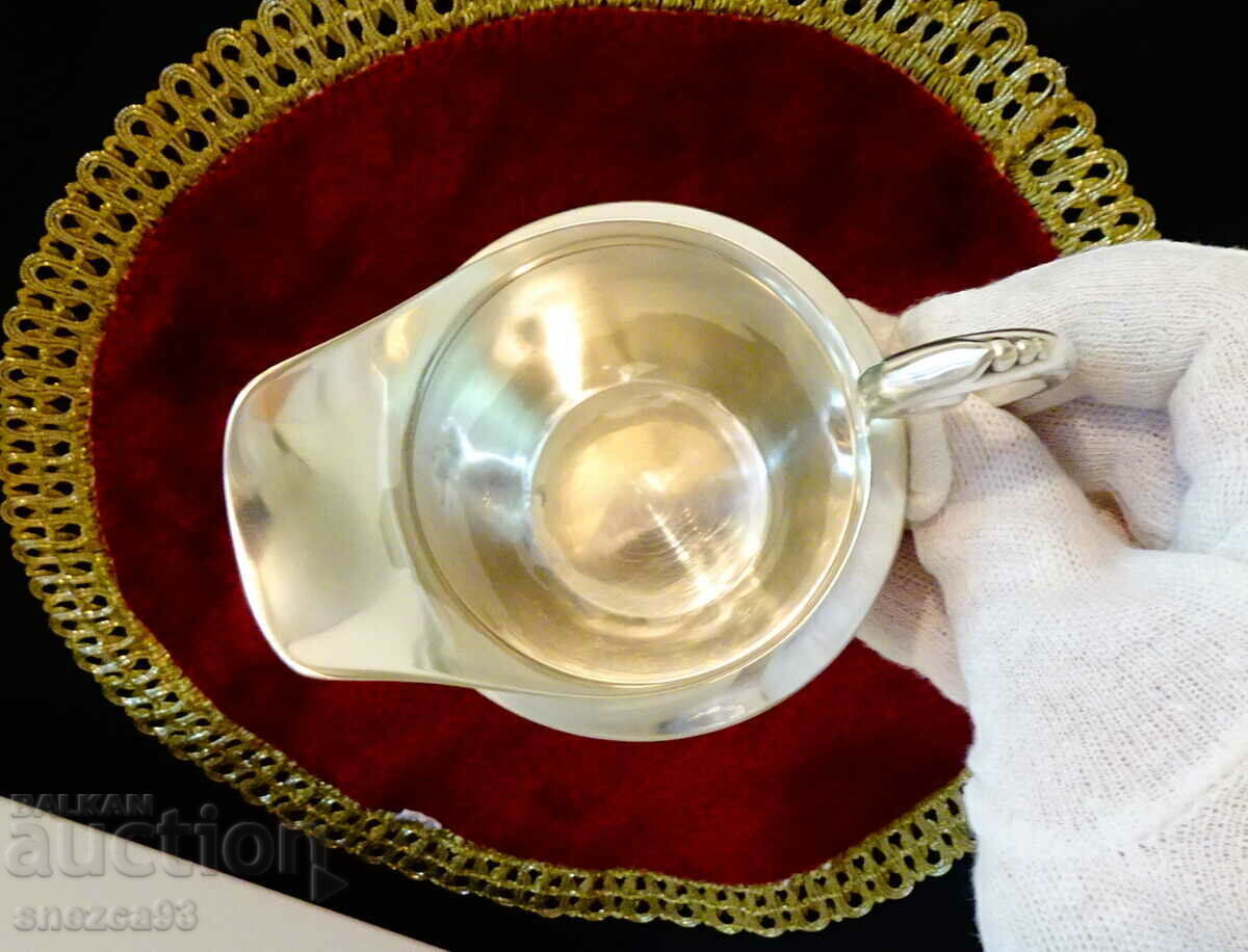 Dutch silver-plated jug, Gero 90. - 5 Dutch silver-plated jug, Gero 90. - 5