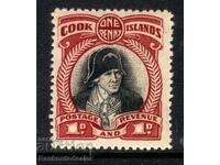 Cook Islands 1d 1944 - 46 KGV1 SG138w MH NO 2