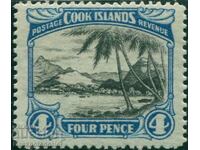 Cook Islands 4d 1944 SG141 Port of Ararua MH