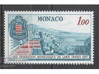 1977. Monaco. 50 de ani de la Federația de Tenis pe iarbă.