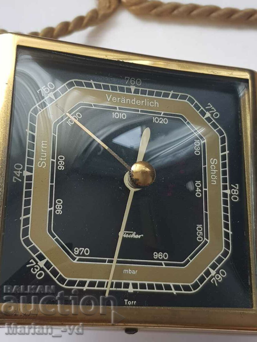 Delivery of Old German barometer with Fisher thermometer Delivery of Old German barometer with Fisher thermometer