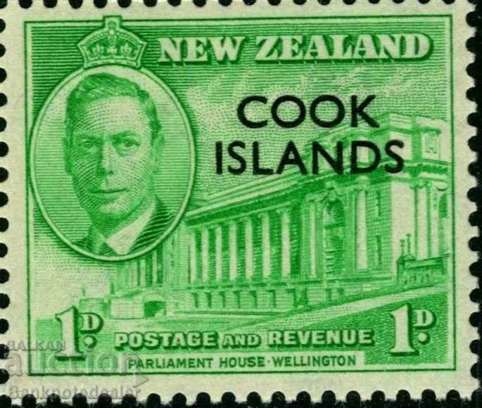 COOK ISLANDS 1d SCOTT 127 PEACE ISSUE 1946 MH