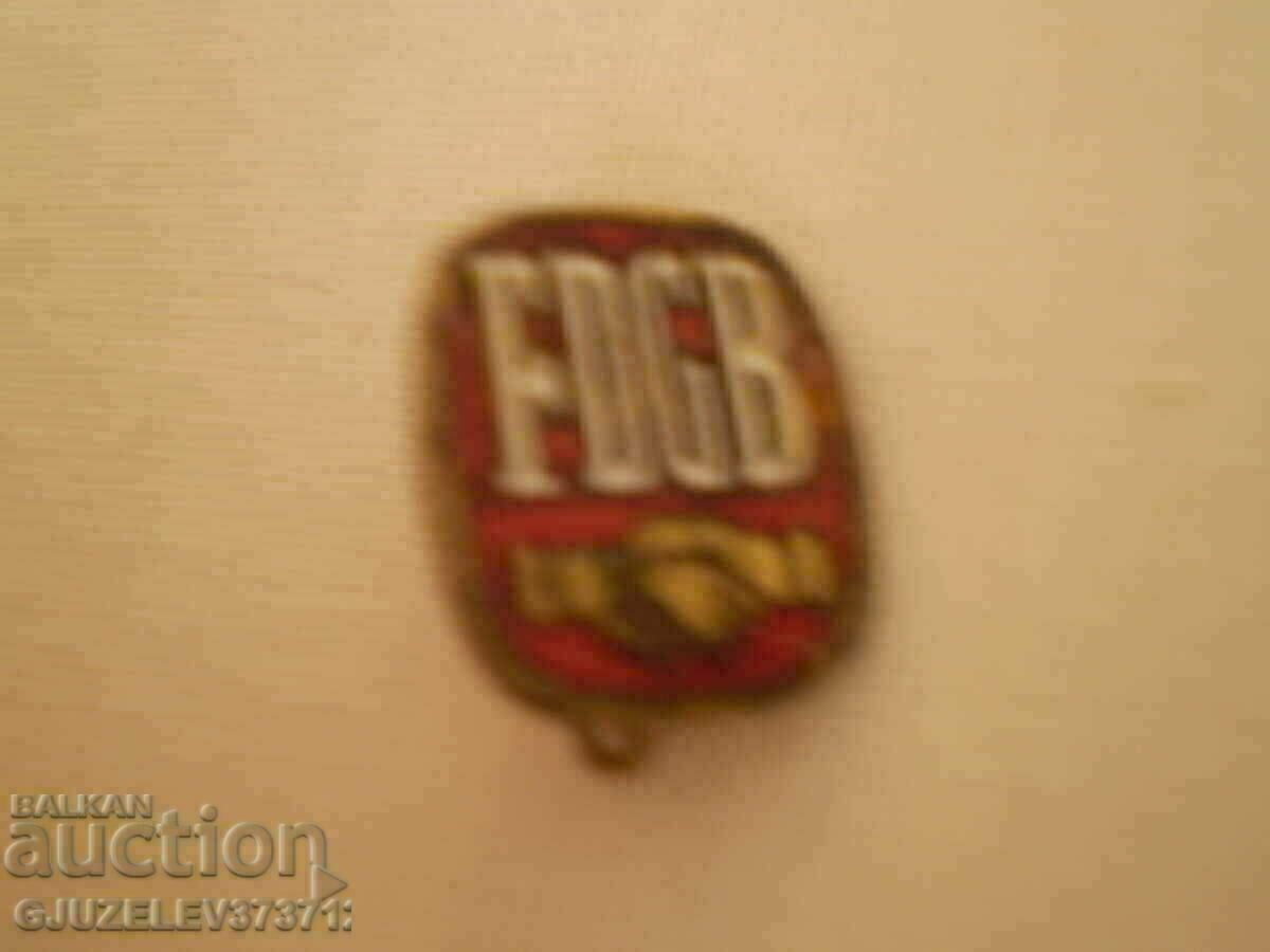 Auction  ENAMELED FDGB MEMBER BADGE