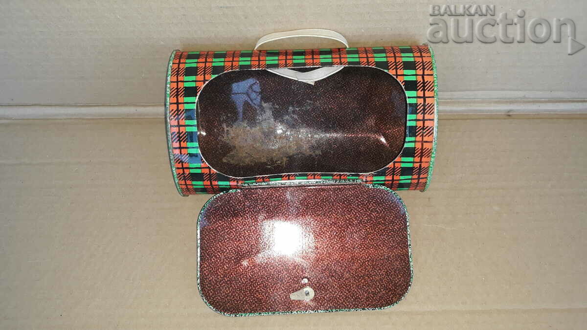 retro vintage children's food box 70s sheet metal toy - 5