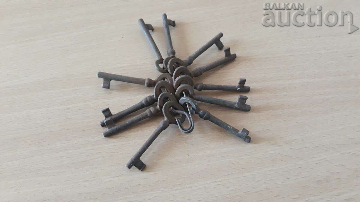 Blocare cheie antică cheie cheie cheie lot - 6 Blocare cheie antică cheie cheie cheie lot - 6