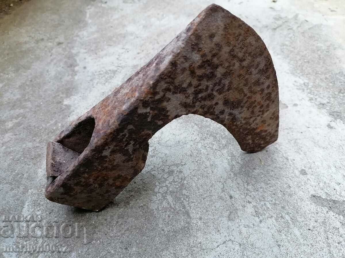 An old ax shaft tool wrought iron - 7 An old ax shaft tool wrought iron - 7