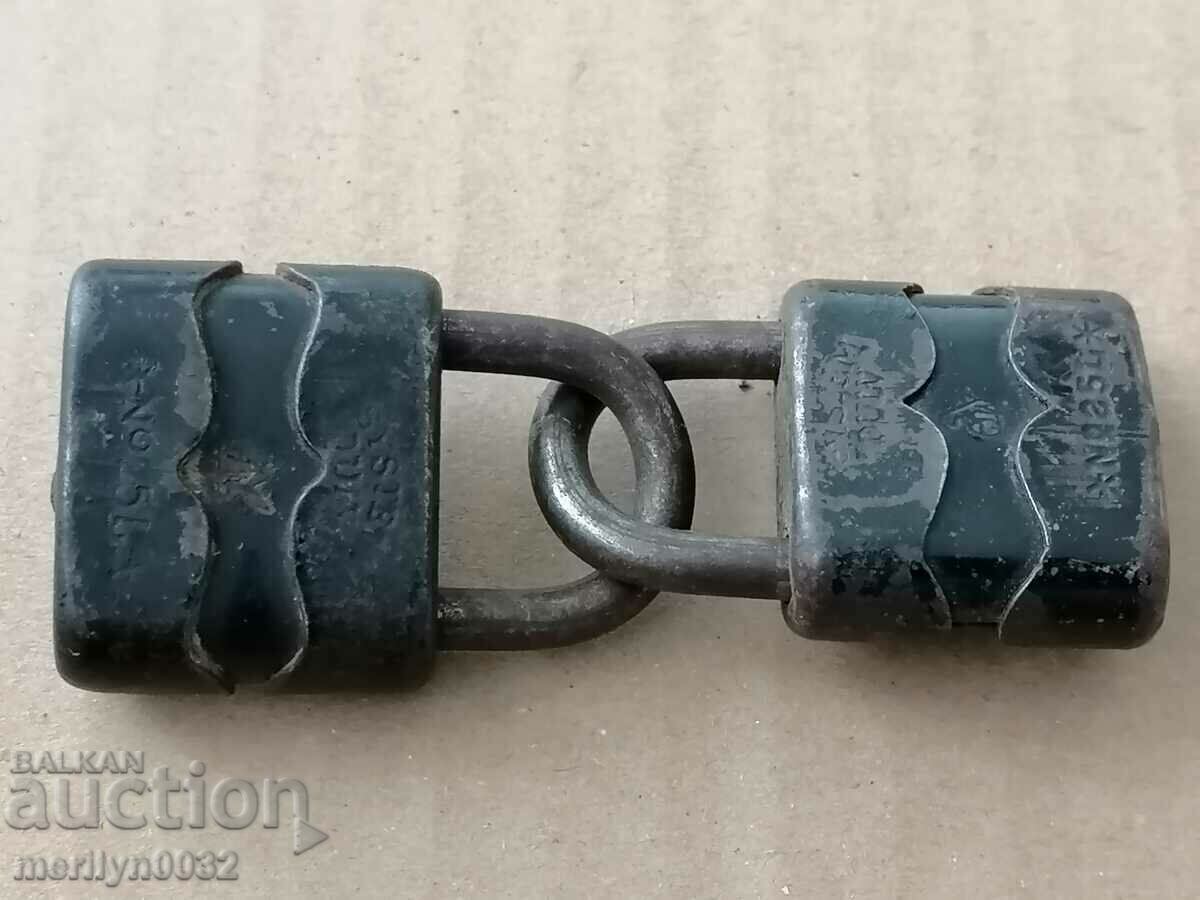 2 lacăte cu 1 lacăt zăvor lacăt cu preț € 38.52 | 75.34 BGN