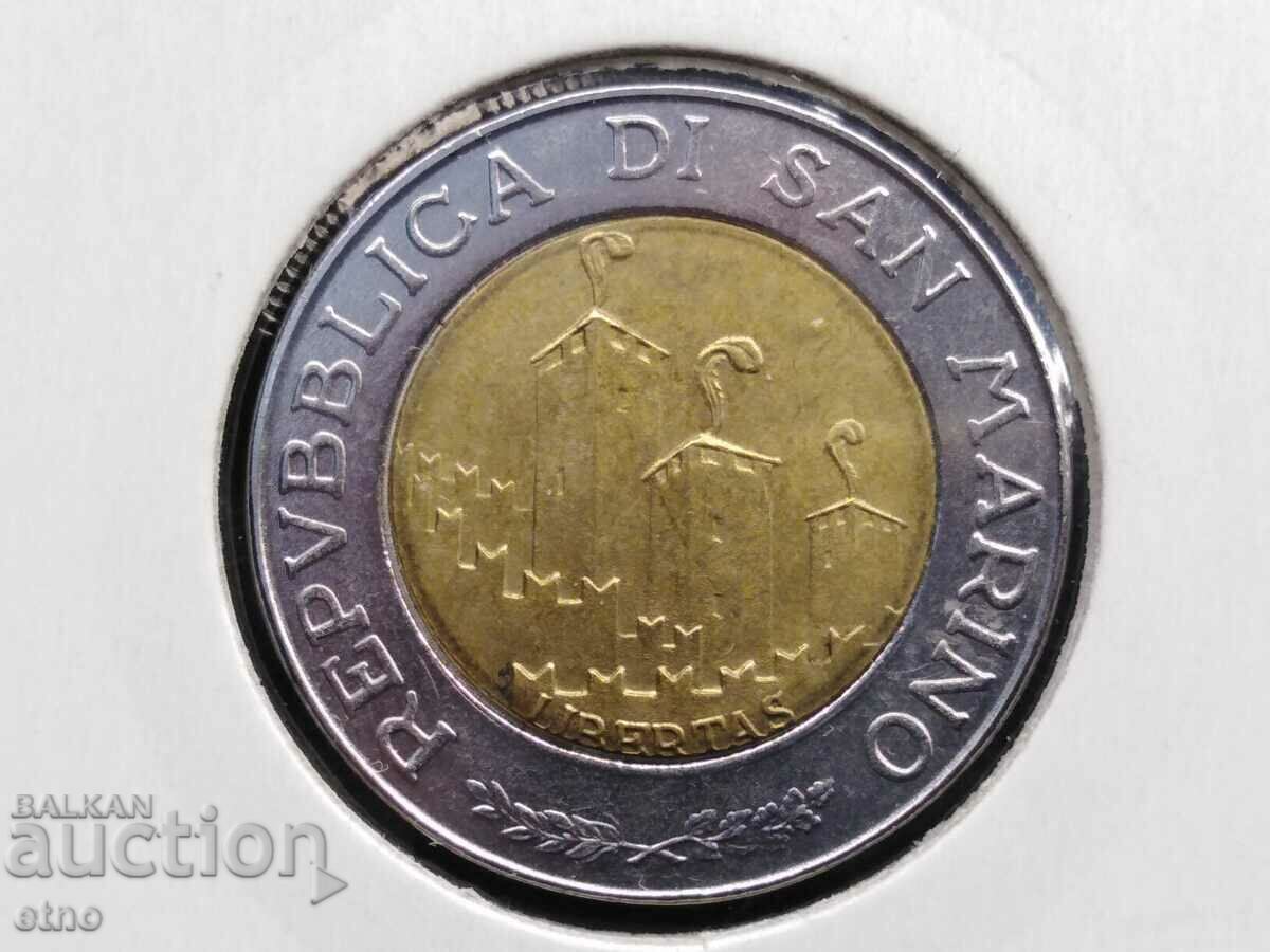SAN MARINO 1993, £ 500, κέρμα, κέρματα με τιμή 5.00 BGN | € 2.56 SAN MARINO 1993, £ 500, κέρμα, κέρματα με τιμή 5.00 BGN | € 2.56