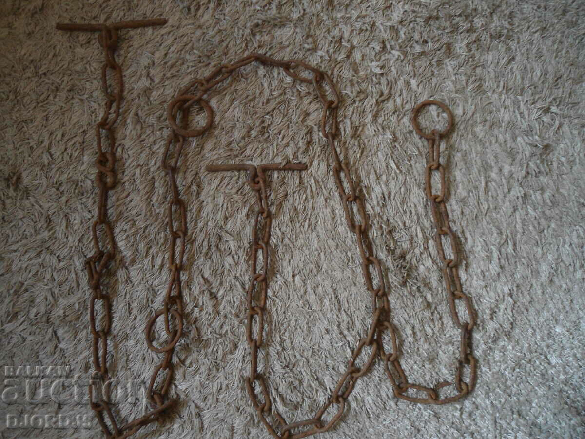 Auction  Old chain, chain, 1.95 m