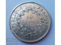 Ασημένιο 10 φράγκα Γαλλία 1965 - ασημένιο νόμισμα # 1