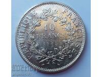 Ασημένιο 10 φράγκα Γαλλία 1965 - ασημένιο νόμισμα # 2